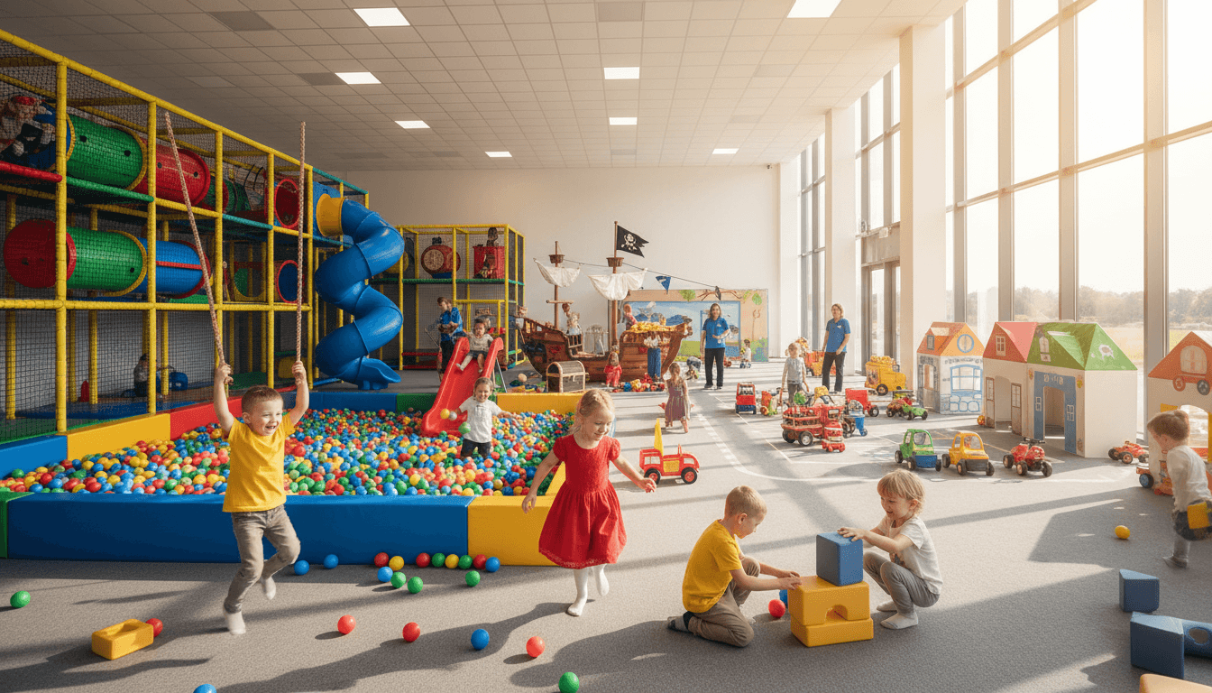 Children playing in daycare